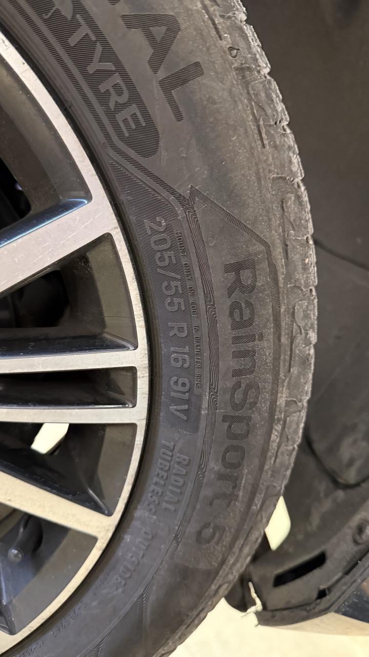 Auto banden + velgen volkswagen golf 1.7