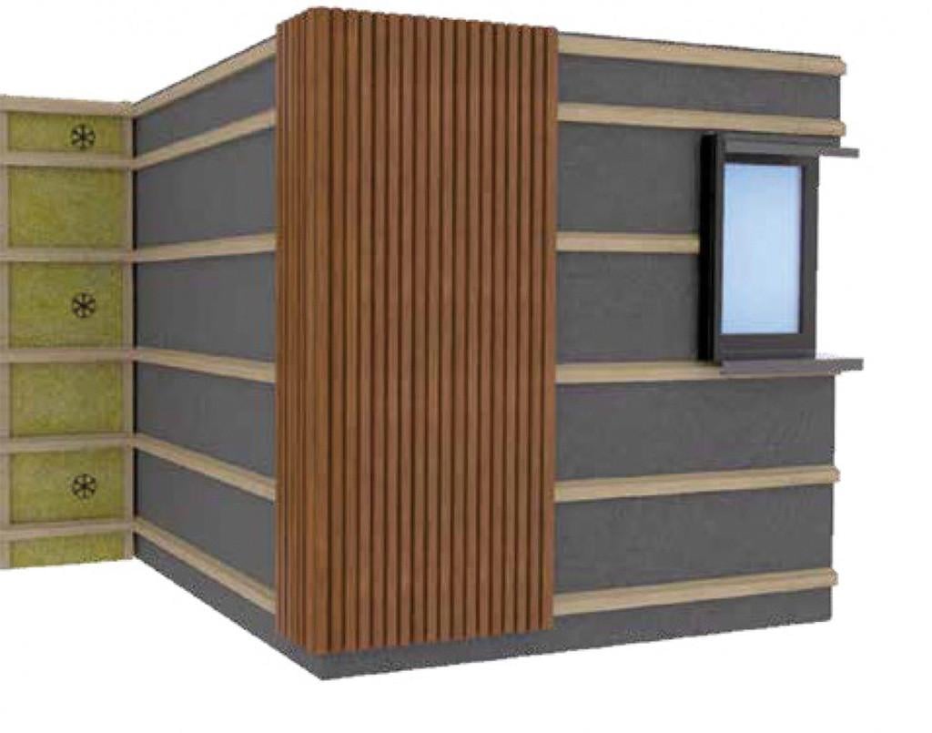 WFO33 Gevelbekleding | Dark Gey 3,0 x 2,9mtr