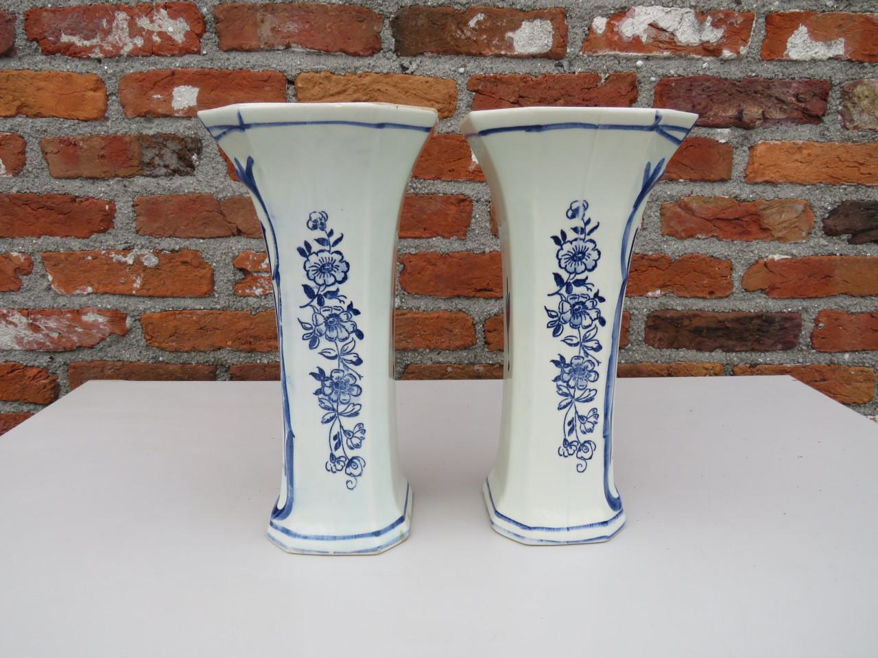 Schouwgarnituur delfts blauw