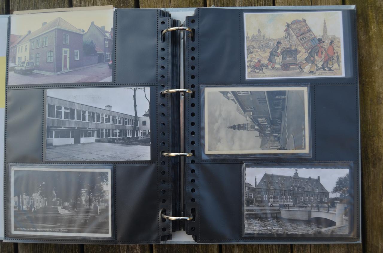 Map met 189 ansichten Middelburg na 1940 in goede staat