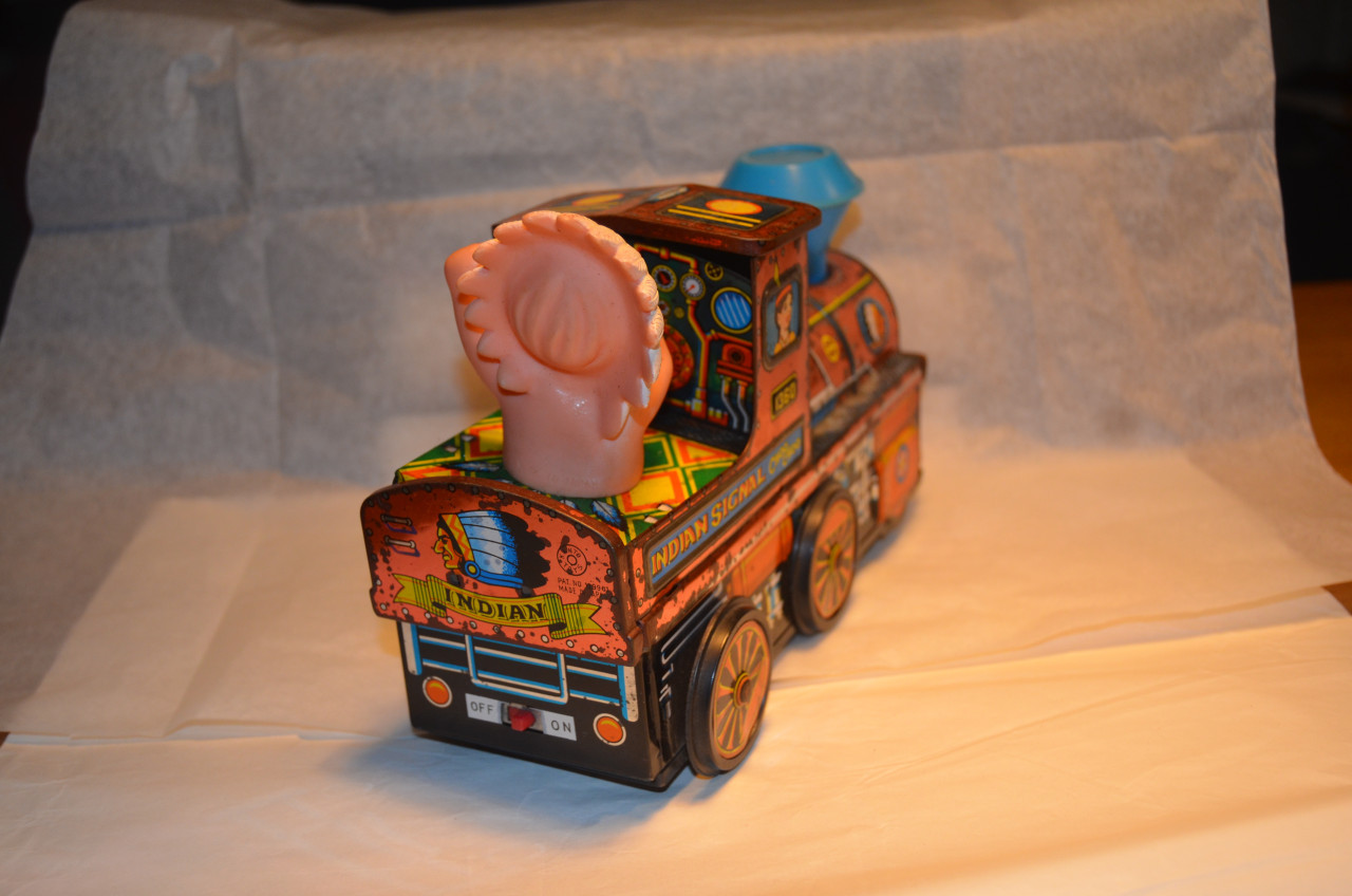 Blikken trein jaren '60 'Indian Signal Choo Choo'