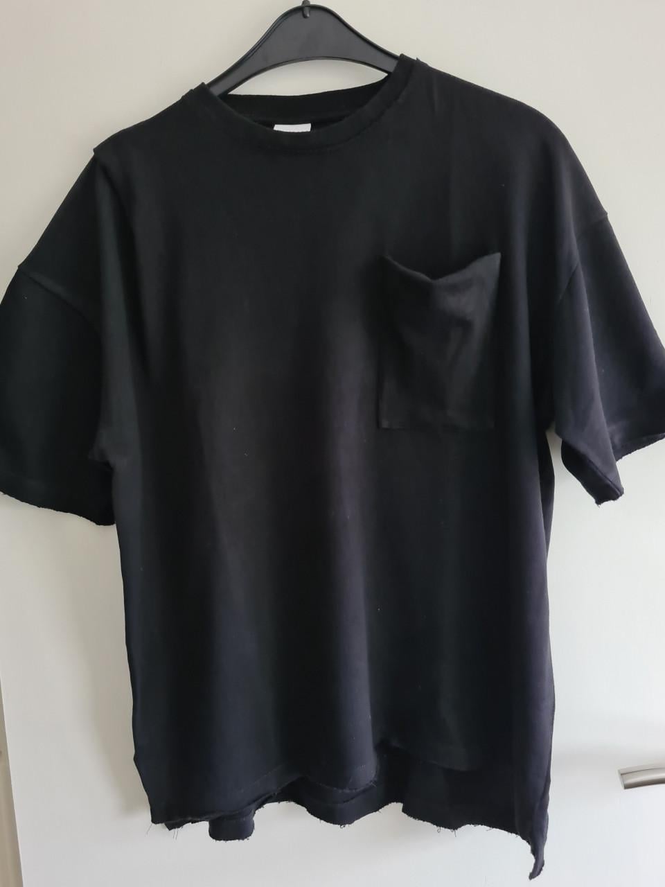 Zara zwart dik T-shirt Maat XL