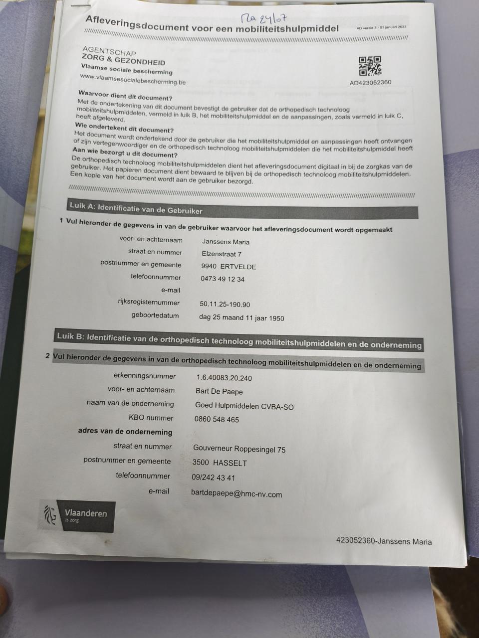 Zeer nette scootmobiel 2023