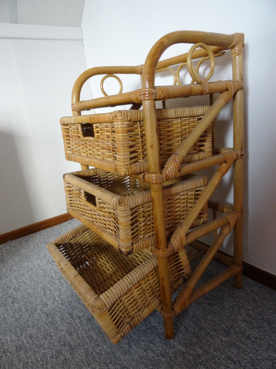 Rotan bamboe ladenkastje