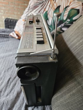 Prachtige ITT schaub-lorenz RC 2000 transistorradio met cassette...