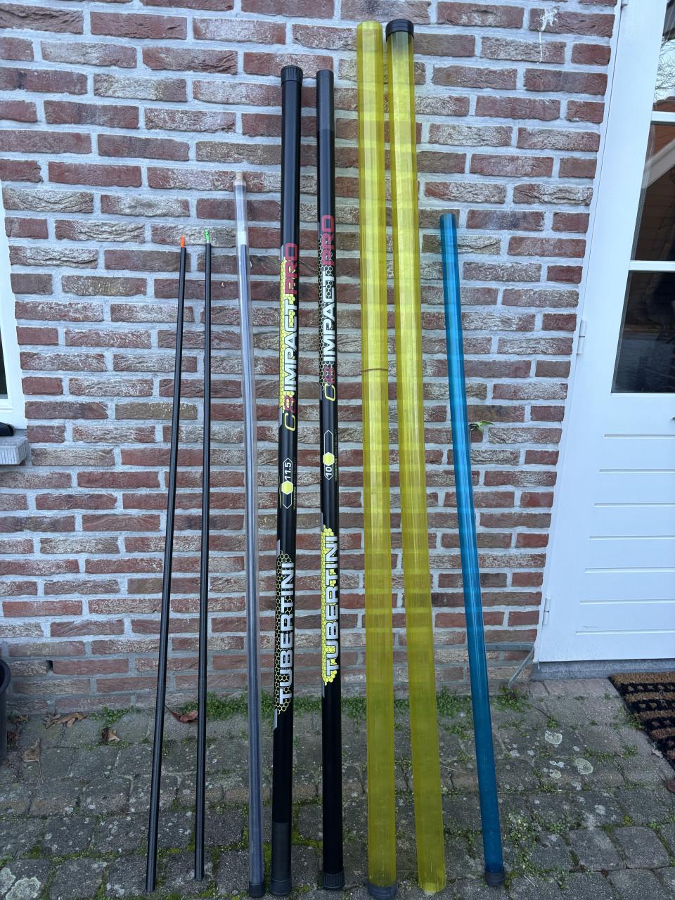 Tubertini c8 impact pro 11.5 meter met 3 topsets