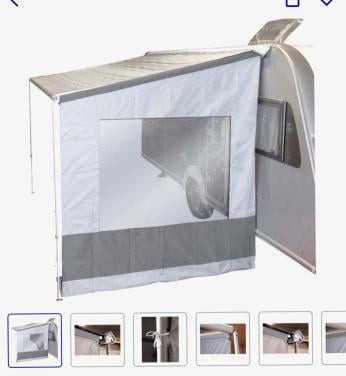 BO-CAMP zijwand universeel met rafter