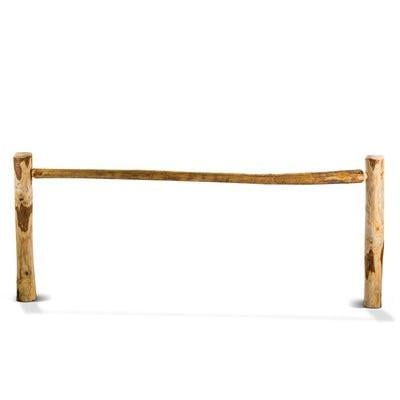 Kastanje paal en rail