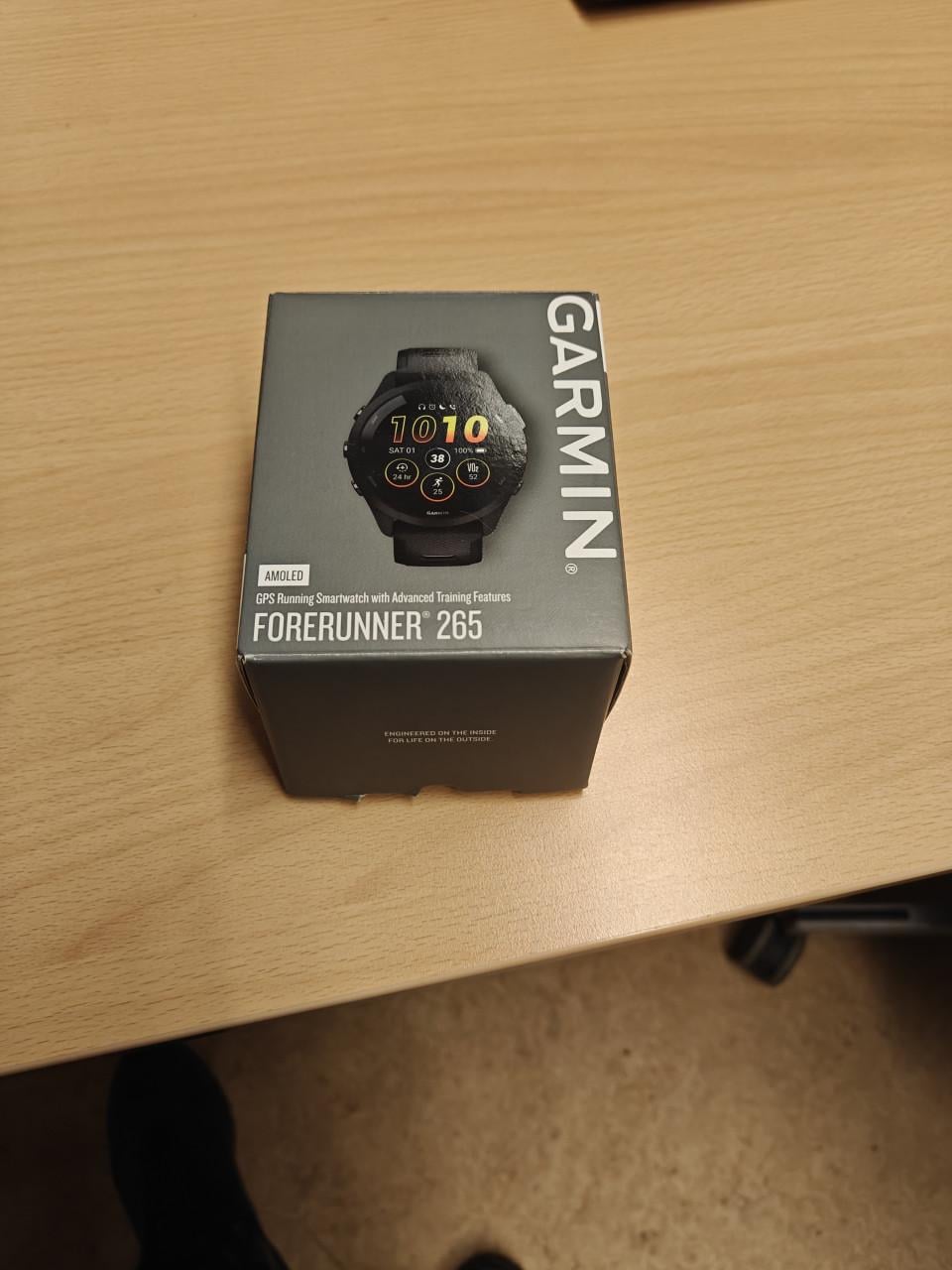 Garmin Forerunner 265 Black – Incl. Garantie & Ongedragen Bandje