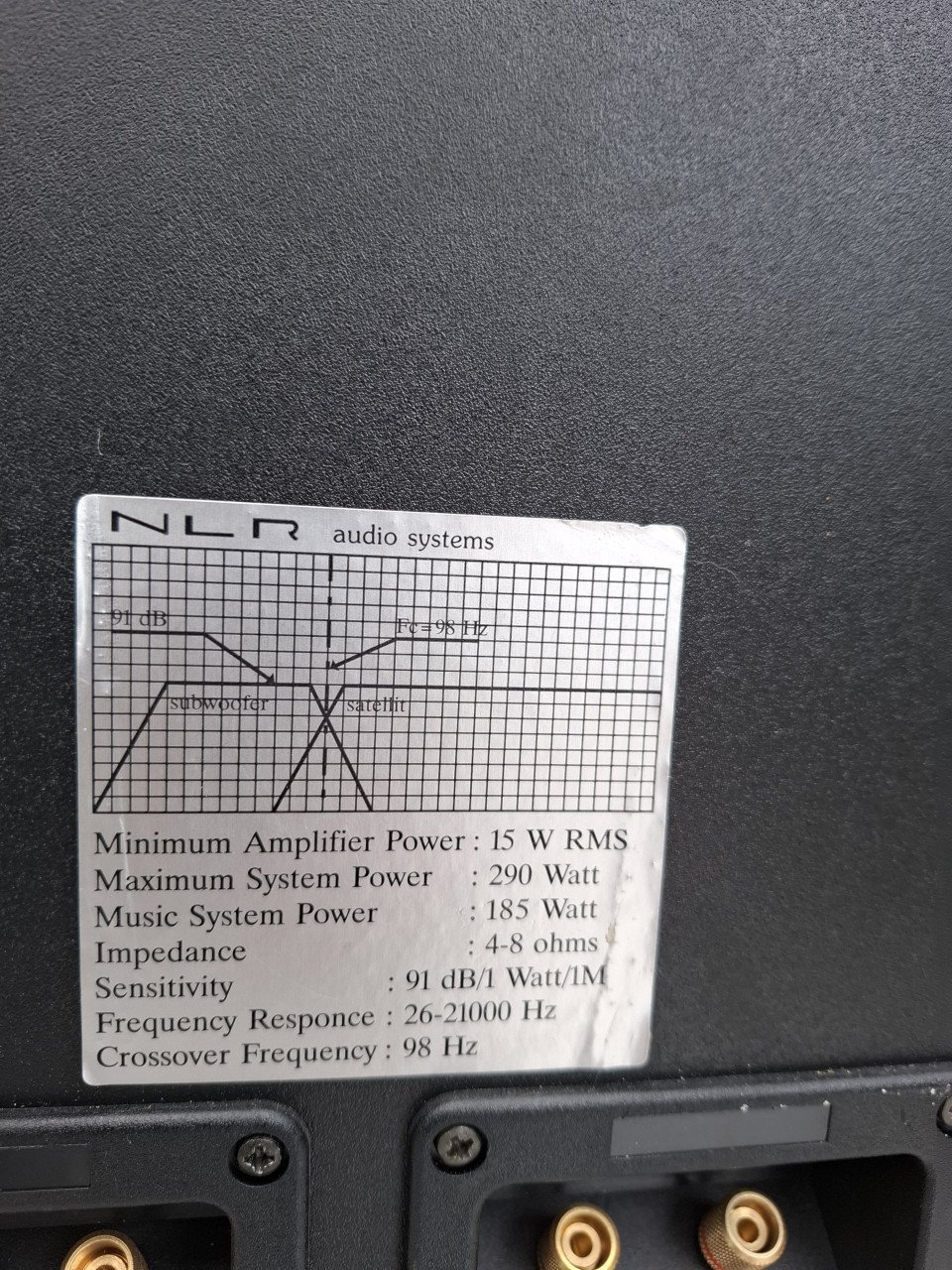LNR audio system Subwoofer