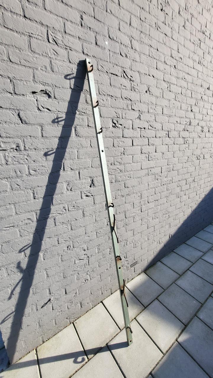 Stalen ophangbalk (wand of plafond)