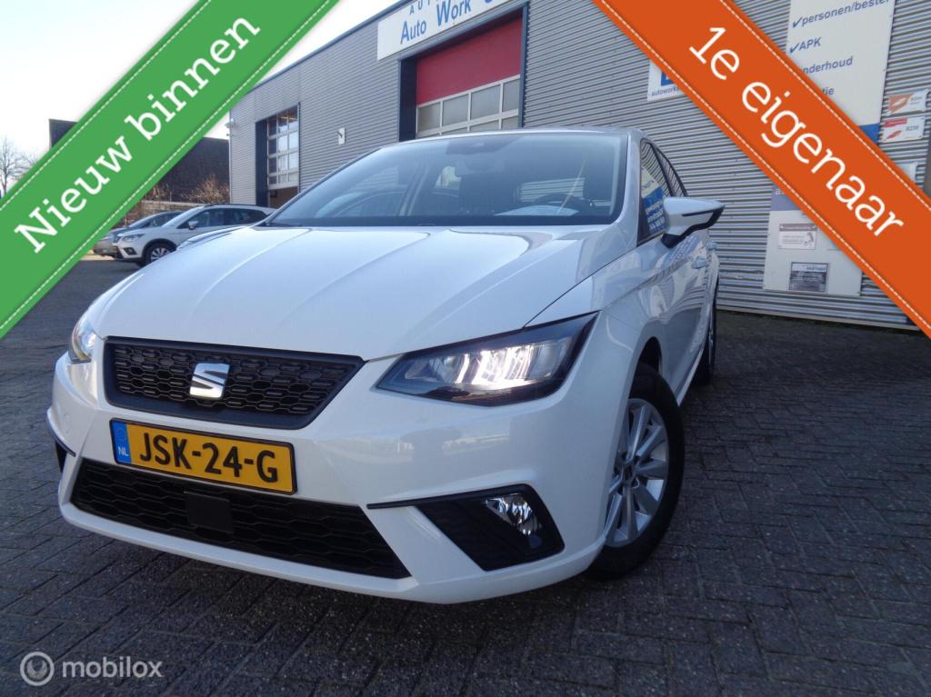 Seat Ibiza 1.0 mpi reference/airco/led/pdc/carplay/lm velgen/1st eig/slecht