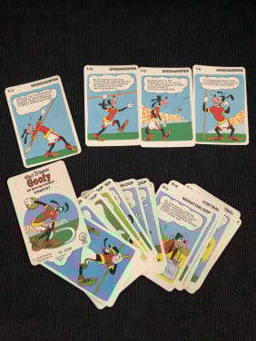 Kwartetspel vintage Goofy