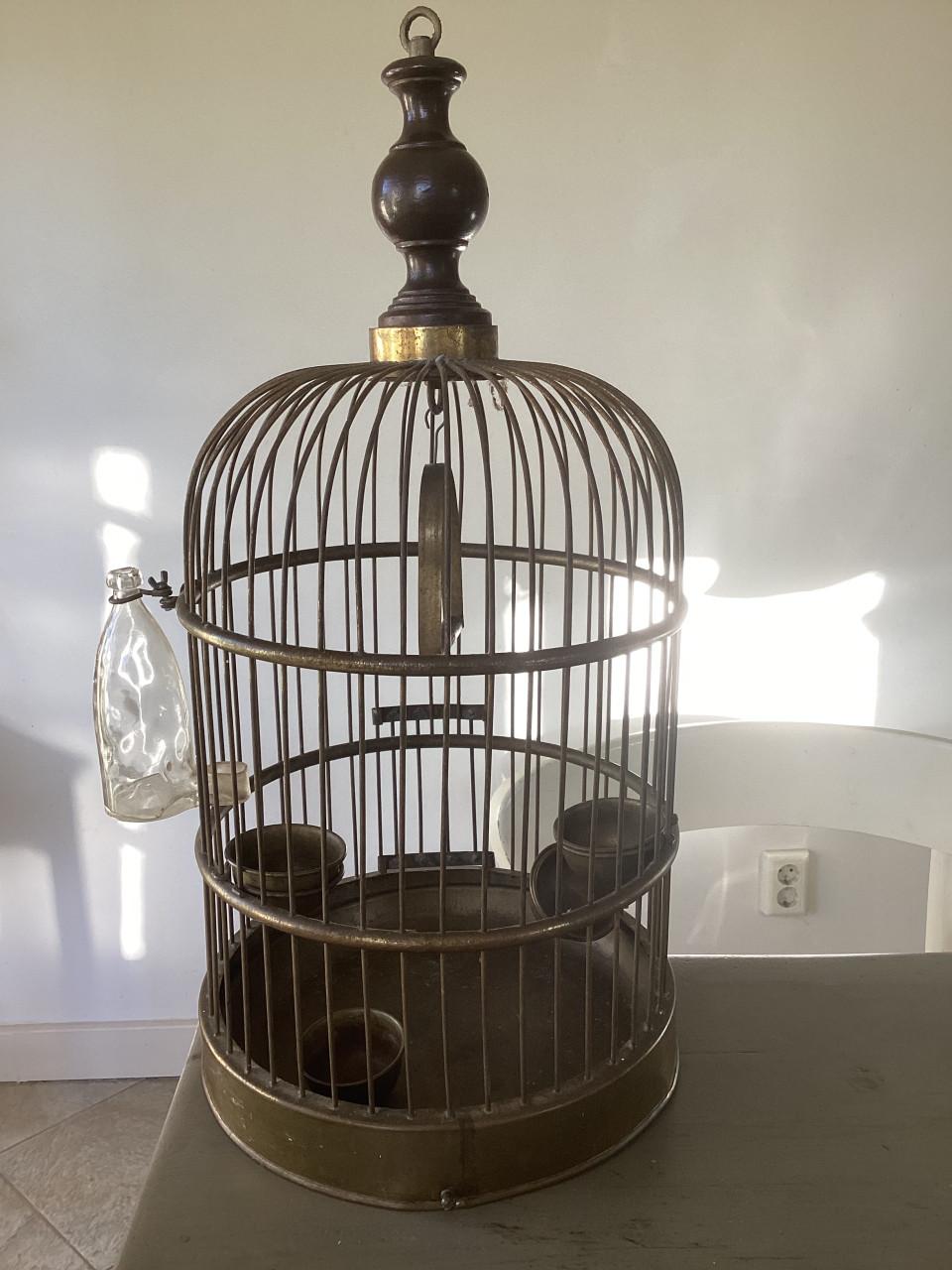 Koperen vogelkooi