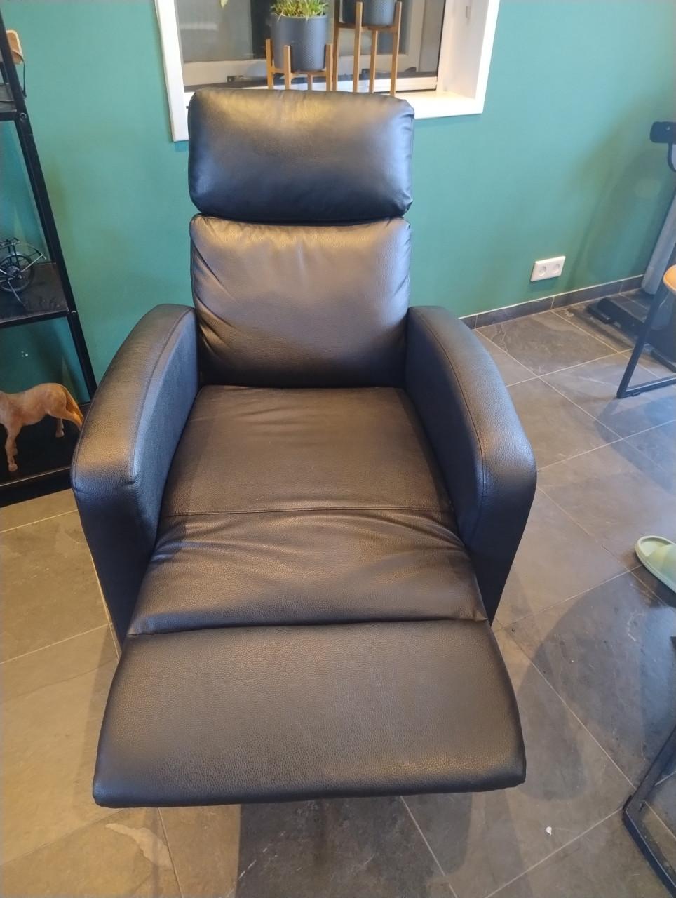 Relaxfauteuil relaxstoel zwart