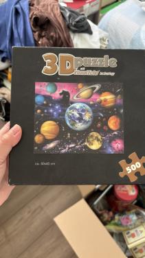 3D Puzzel Ruimte met Planeten - 500 stukjes