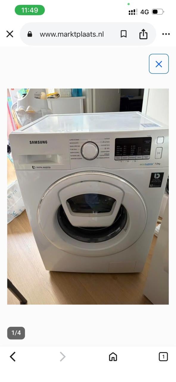 Samsung AddWash Wasmachine -