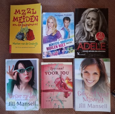 Diverse chicklits, lekker-lui-lezen-romans vol humor en romantiek