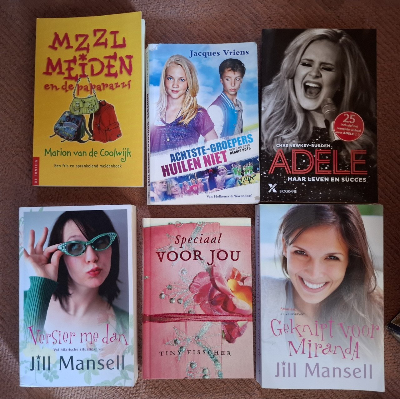 Diverse chicklits, lekker-lui-lezen-romans vol humor en romantiek