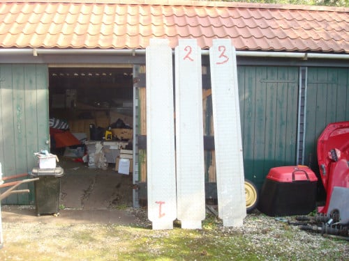 Aluminium oprijplaten 2,5 m extra breed