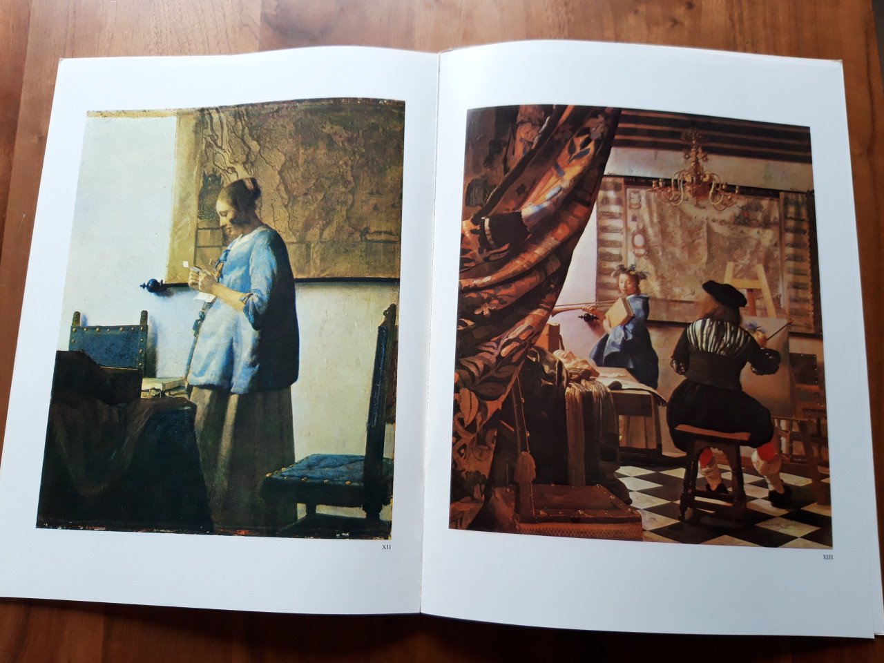 Kunstboeken beroemde schilders Vermeer, Botticelli, Manet en Mondriaan