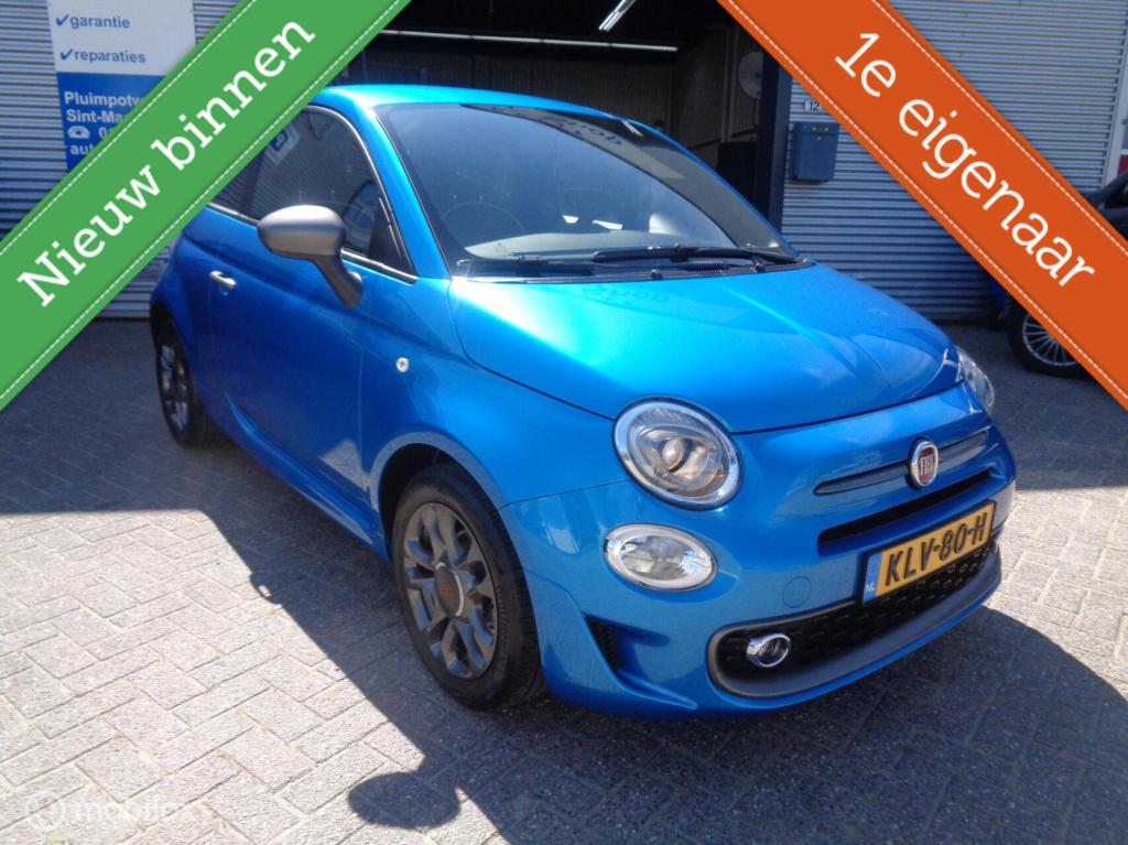 Fiat 500 1.2 sport/groot navi/ecc airco/lm velgen/dig dash/zwarte hemel stu