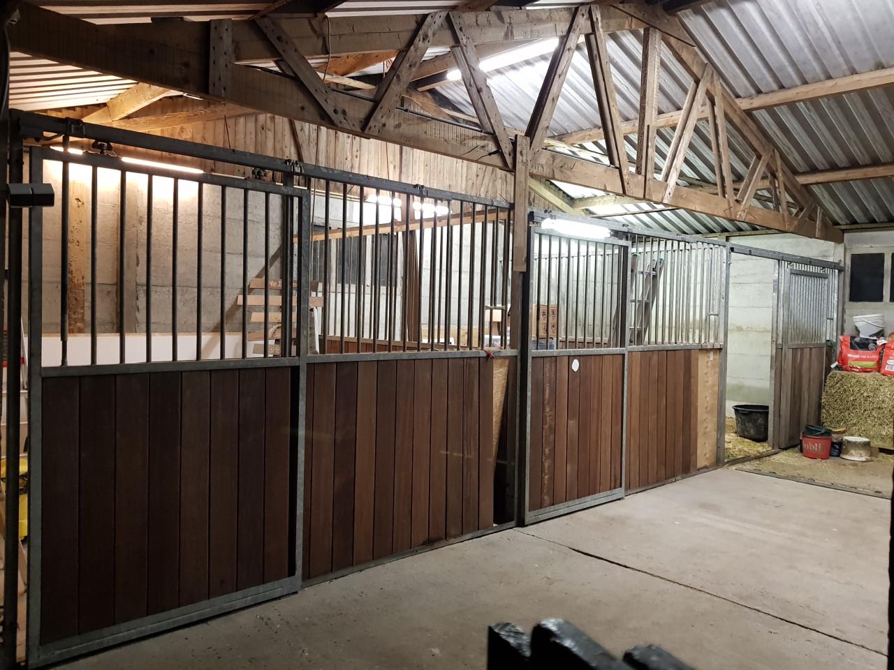 Paardenbox vrij -- rijbak -- paddock -- weidegang