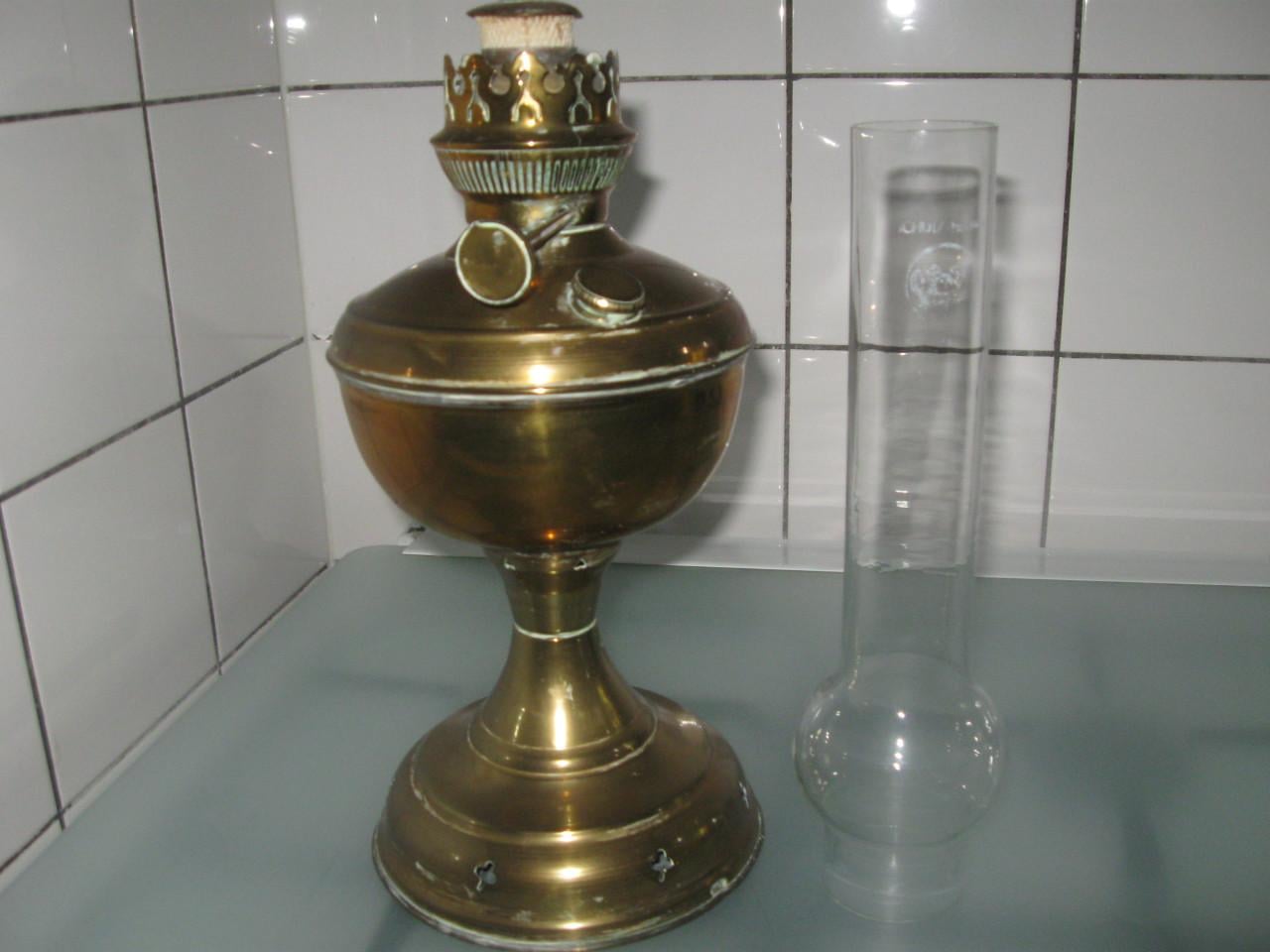 Koperen olielamp