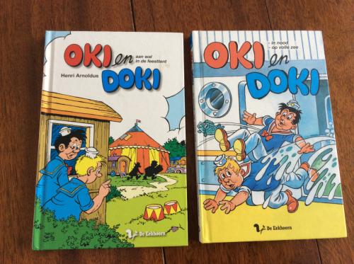 Oki en Doki.   Leeftijd 6-8 jaar.    Harde kaft.