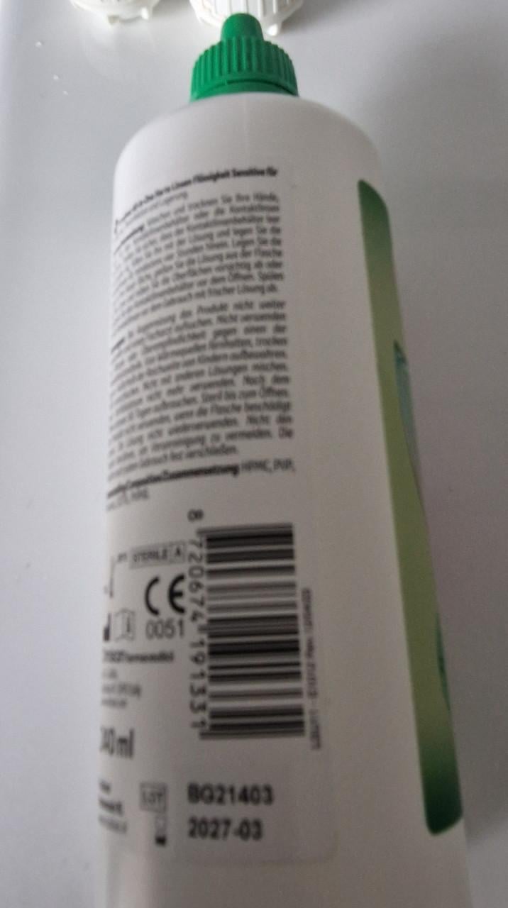 Accessoires voor harde en zuurstofdoorlatende contactlenzen