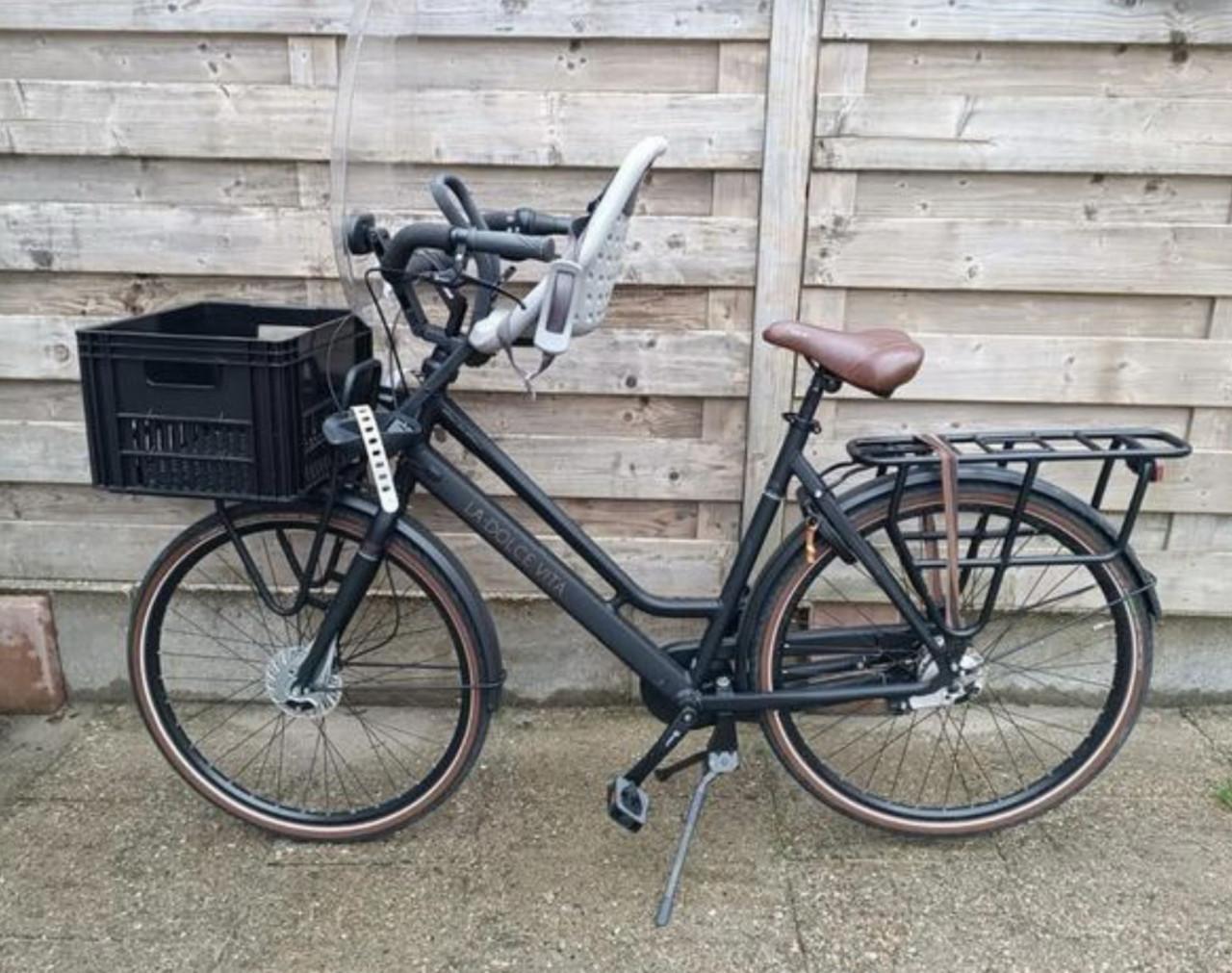 BSP La Dolce Vita N7 - 57cm onyx black mat zgan moederfiets!