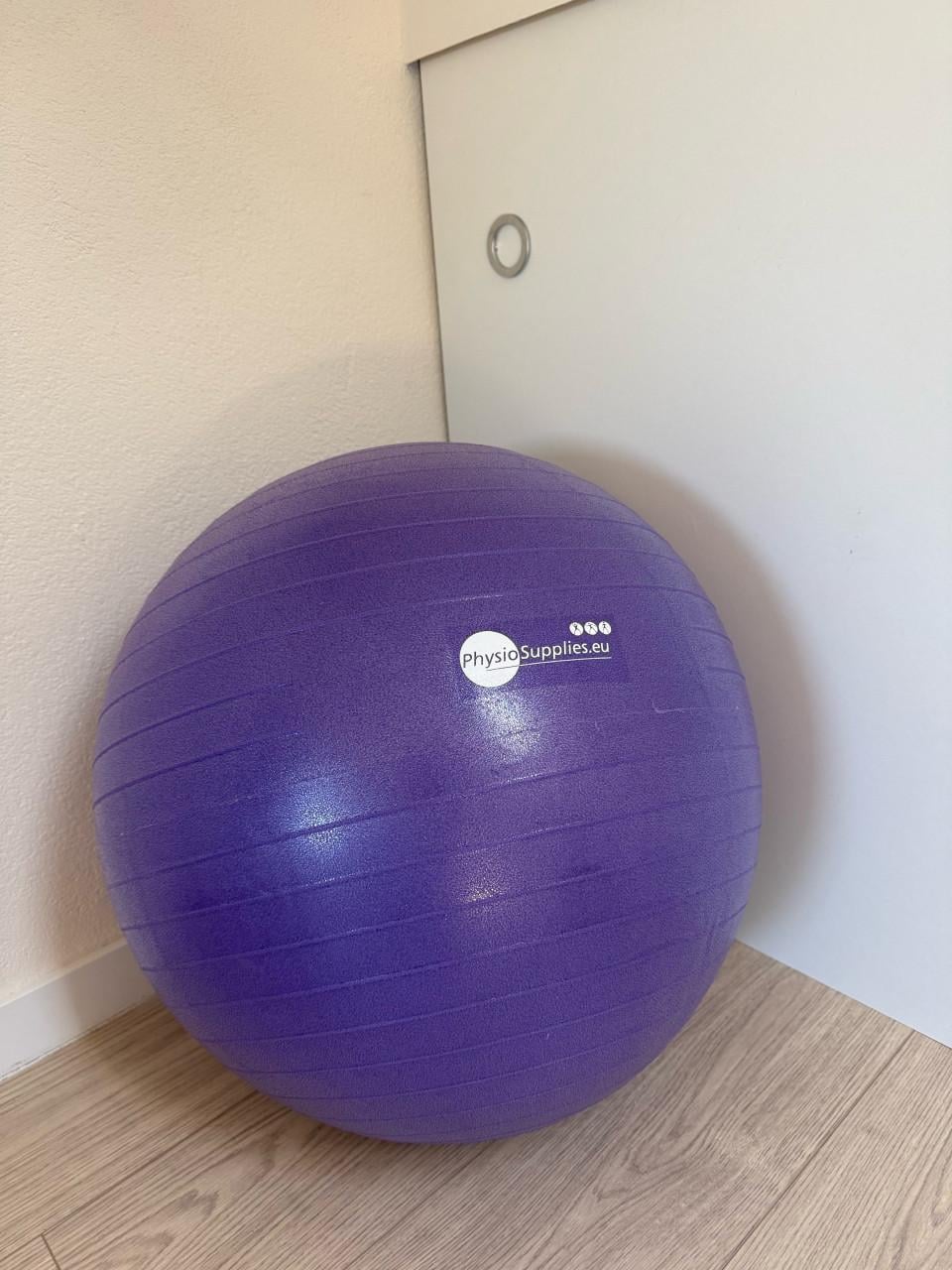 Fitnessbal paars 55cm nieuw