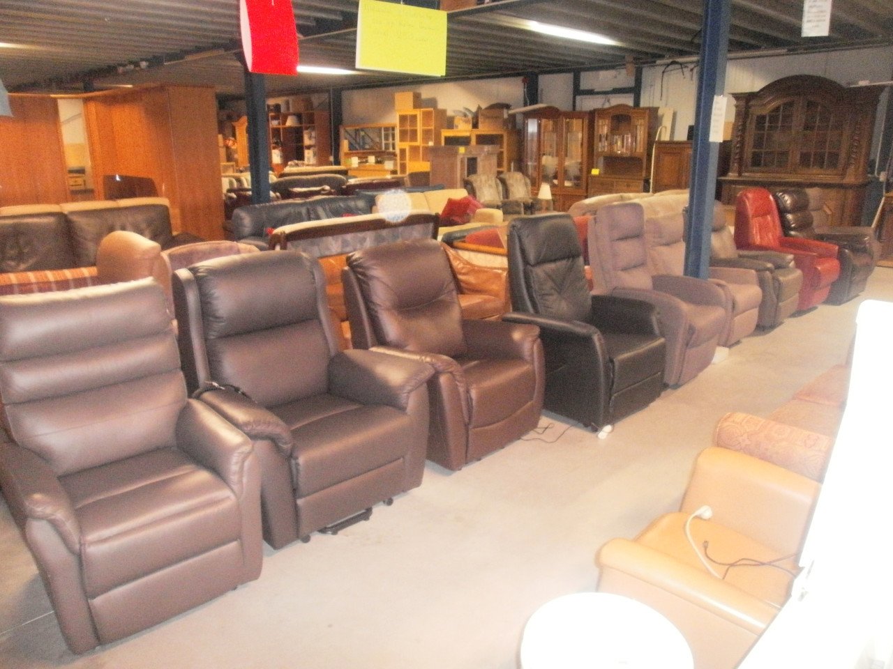 Stoffen nieuwe elektrische sta-op relax fauteuils in meerdere kleuren