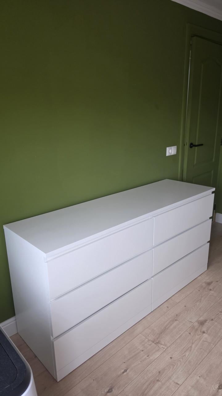 Ikea Malm kast 6 lades
