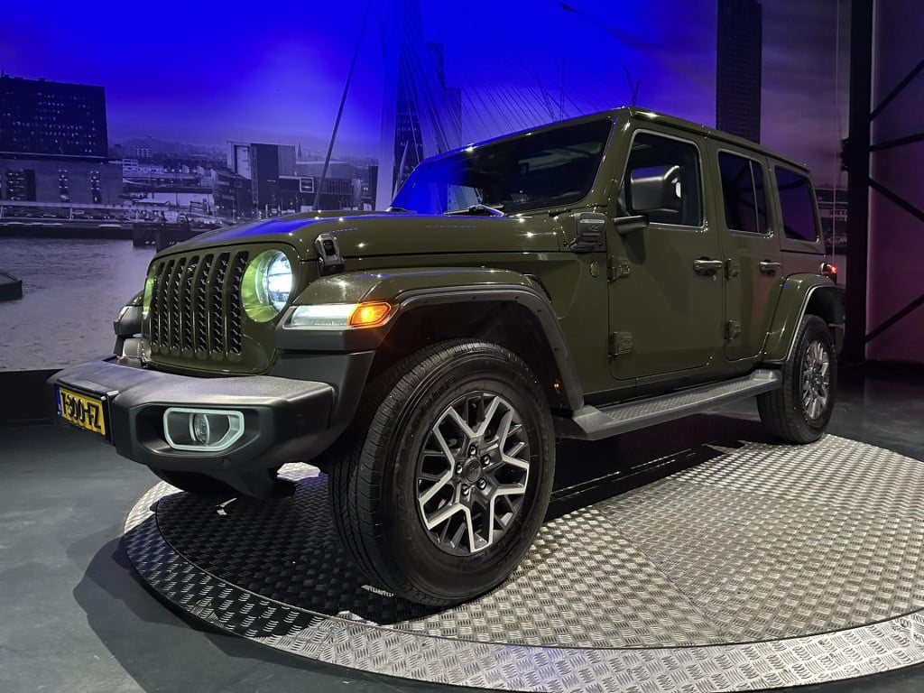 Jeep Wrangler unlimited 4xe 380 sahara *acc*camera*leer*sarge green clear c