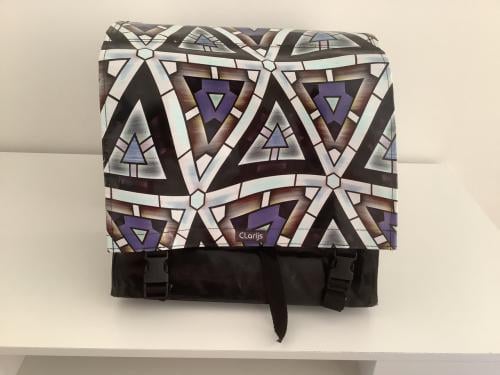 Clarijs fietstas dubbel paars