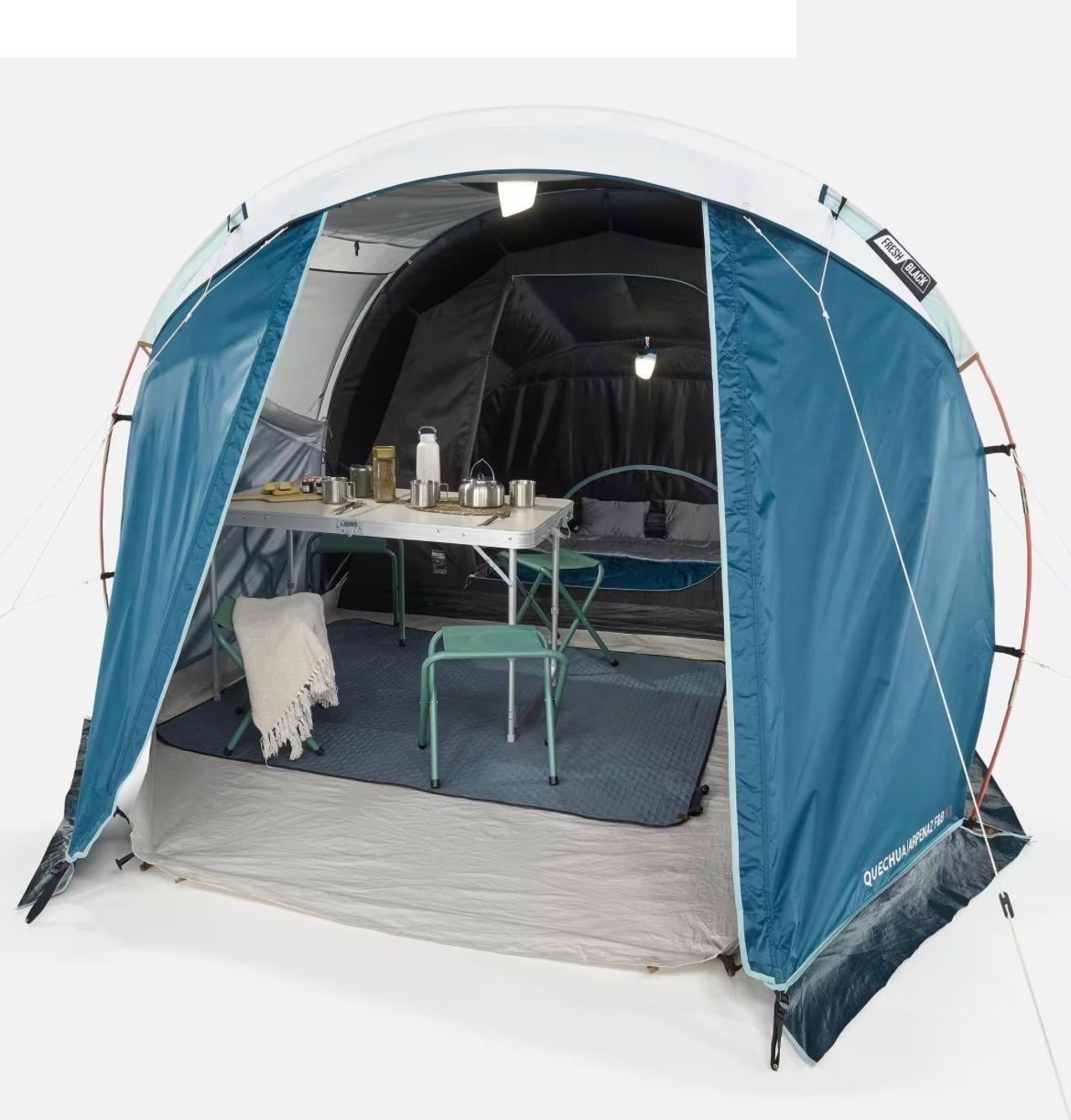 TE HUUR: 4 persoons tent, opblaasbaar