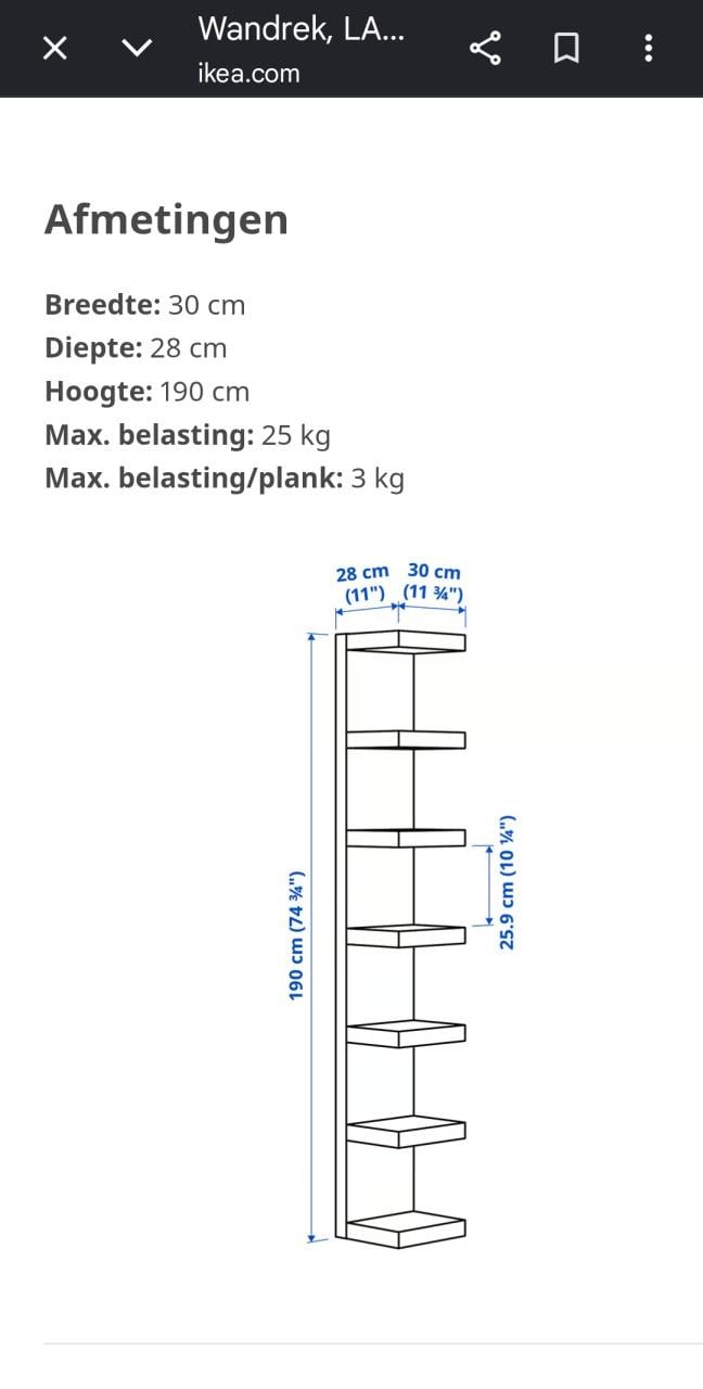 Wandkast hoog wit Ikea