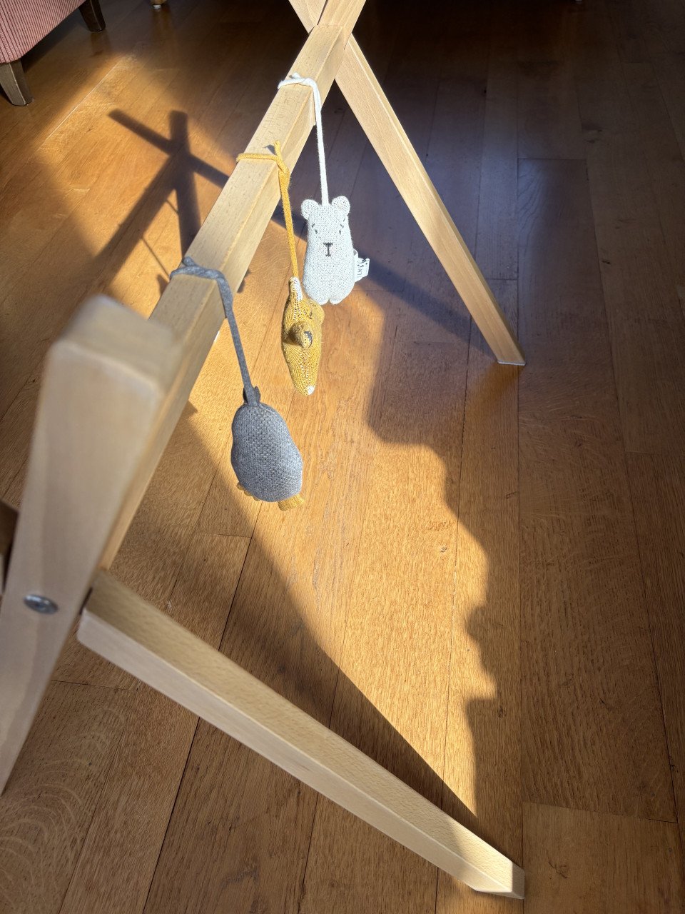 LieWood babygym, speelbalk diertjes