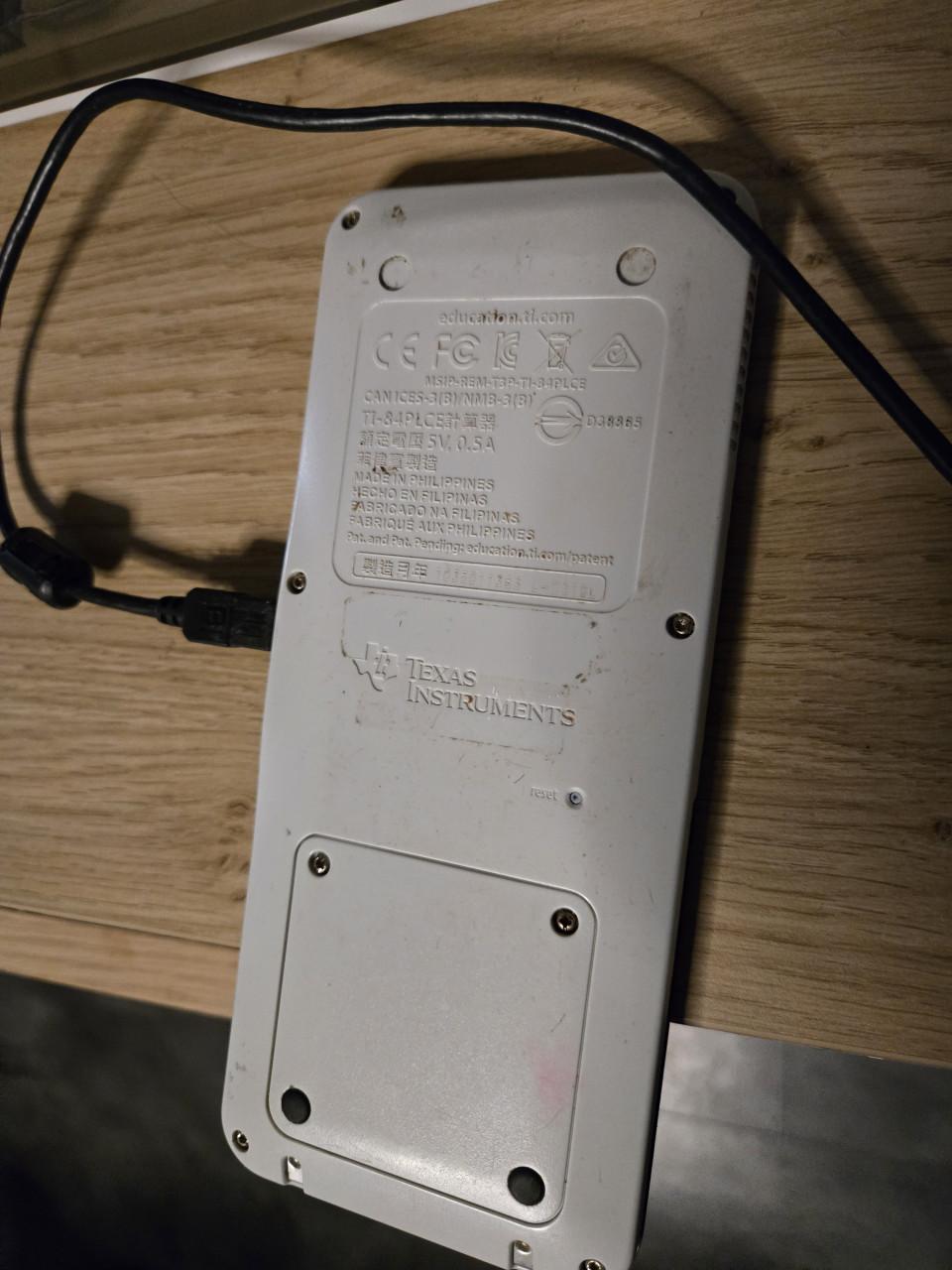 Texas Instruments TI-84 Plus CE-T grafische rekenmachine.