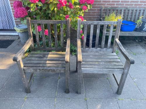 Tuinstoel hardhout 2 stuks