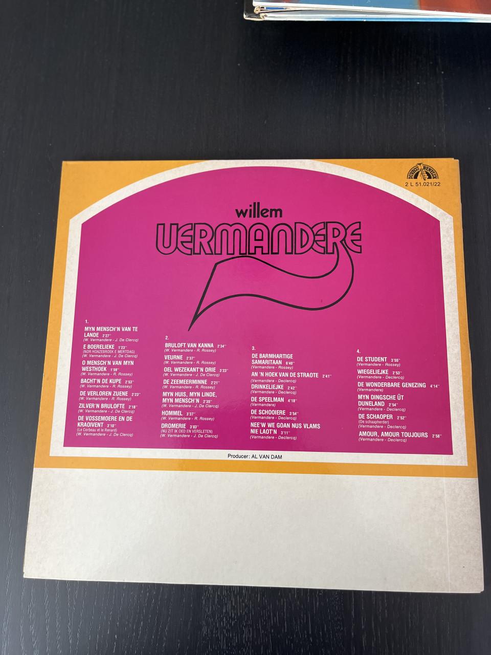 Dubbel LP van Willem Vermandere