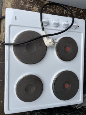 Nieuw ETNA KEV158WIT Vrijstaande Elektrische Kookplaat
