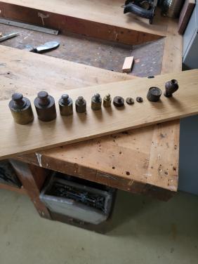 Kopere gewichjes 10 st