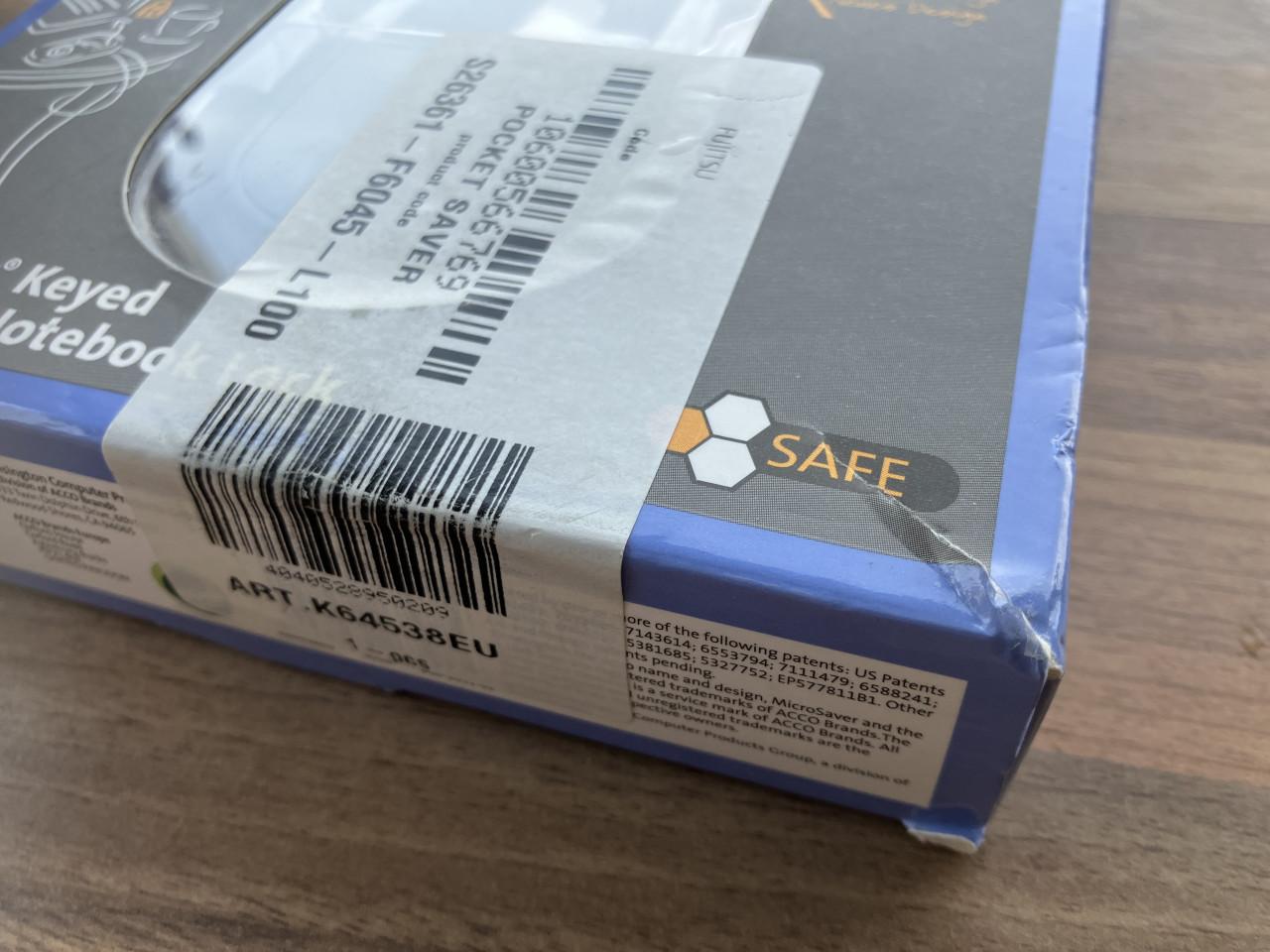 Kensington Microsaver Keyed Retractable Notebook Lock