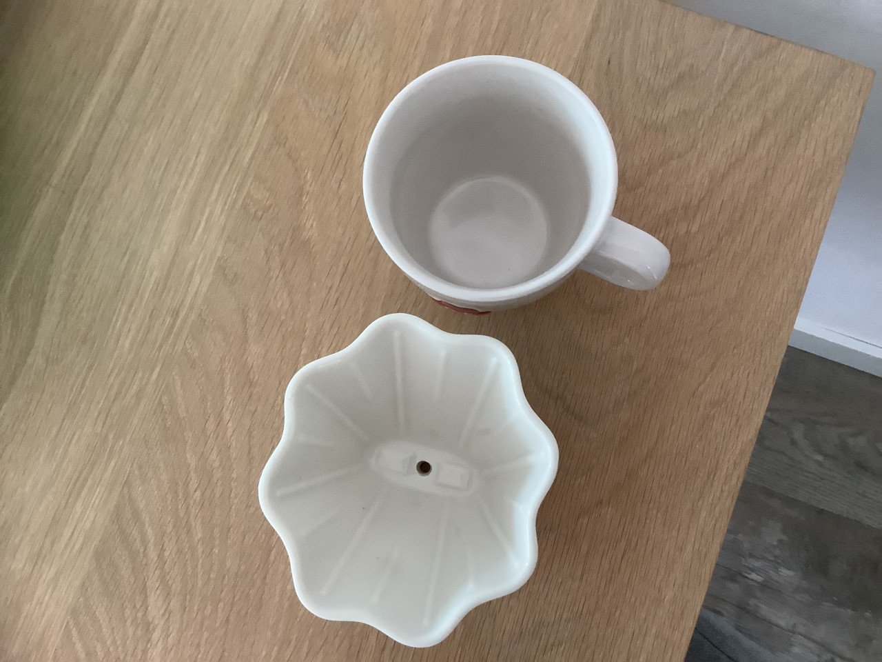 Douwe Egberts Koffiefilter met grote Mok