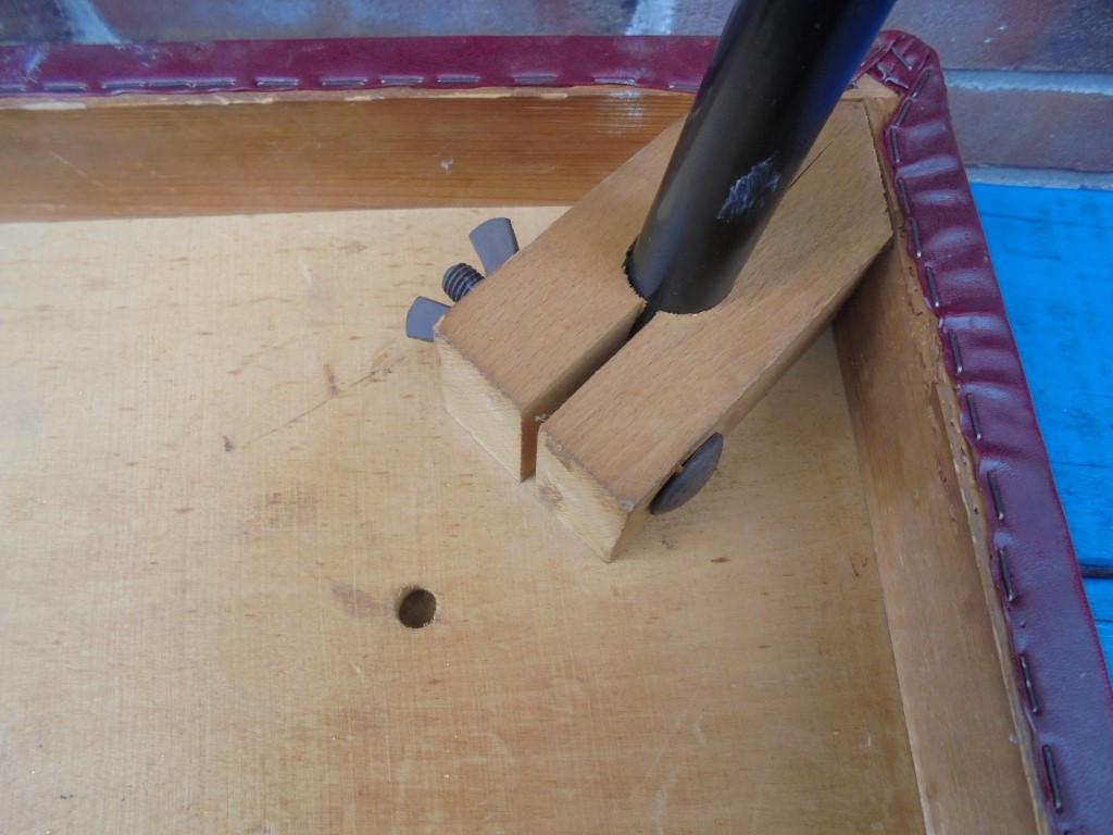 Vintage Kruk of Voetenbank Kunstleer