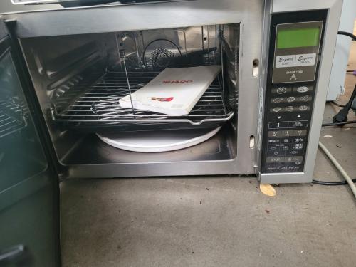 Sharp combi magnetron oven