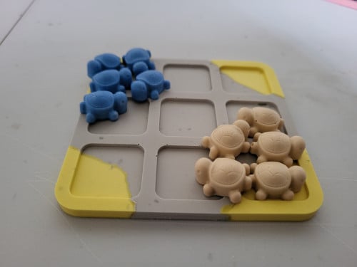 Tic tac toe met schildpadjes