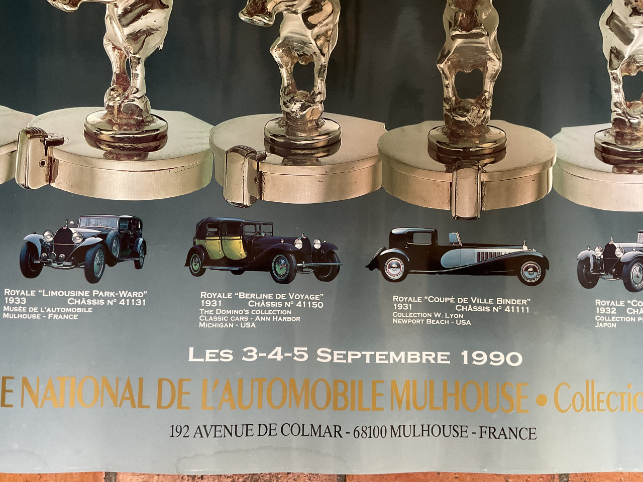 Bugatti Mulhouse tentoonstelling affiche